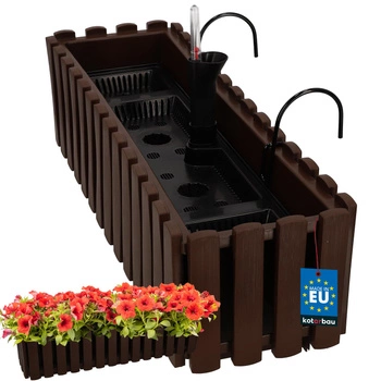 Kvetináč balkónový hnedý 600 MM