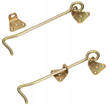 Skrutkovací háčik na dvere 200 mm - 2 ks.