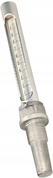 1/2" priamy tyčový teplomer pre kotol