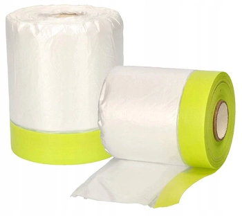 Maliarska fólia 85x33 ochranná plachta s páskou - 2 ks