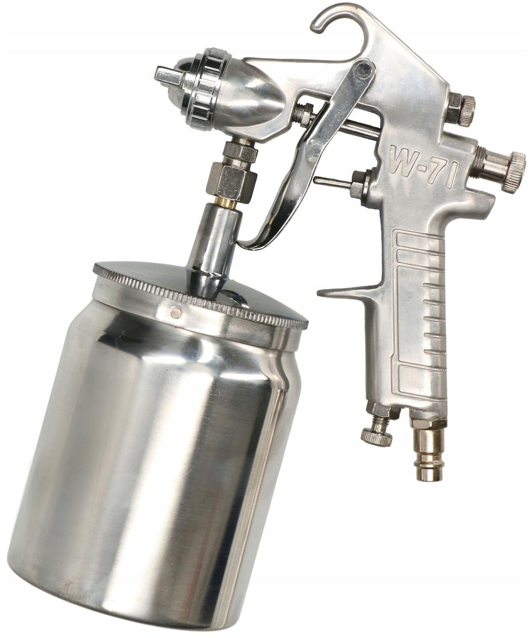 Striekacia pištoľ 1,5 mm spodná nádrž 0,6 l oceľ