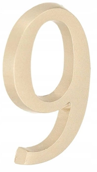 Číslo domu "9" číslo dverí 5 cm satén