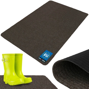 Rohožka na topánky savá protišmyková koberec rohož hnedá 150x100 cm