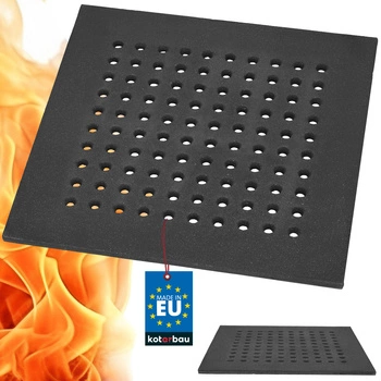 Rošt liatinový krbový do pece 40x40 cm