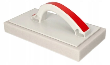 290 mm plastová stierka s vrúbkovanou čistiacou hubkou