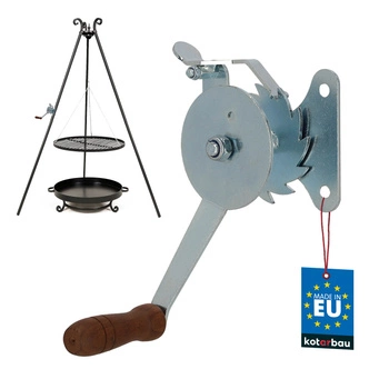 Kľuková cievka na nastavenie grilovacieho roštu