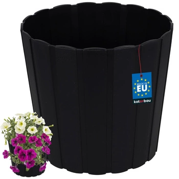 Kvetináč plastový antracit 240 MM