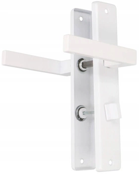 Biela kľučka na dvere wc 72 dvere vľavo