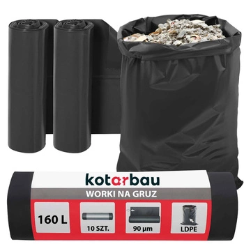 Fóliové vrecia na odpad 160 l sada 2 ks.