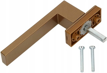 Okenná kľučka zlatá hliníková okenná kľučka