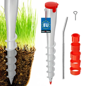 Skrutkovacia objímka základne tyče dáždnika 55