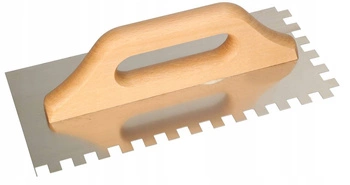 Hladidlo 12x12mm oceľové zubové hladidlo lepidlo na omietky