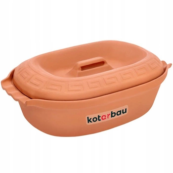 Rímsky hrniec oválna hlinená forma 5l