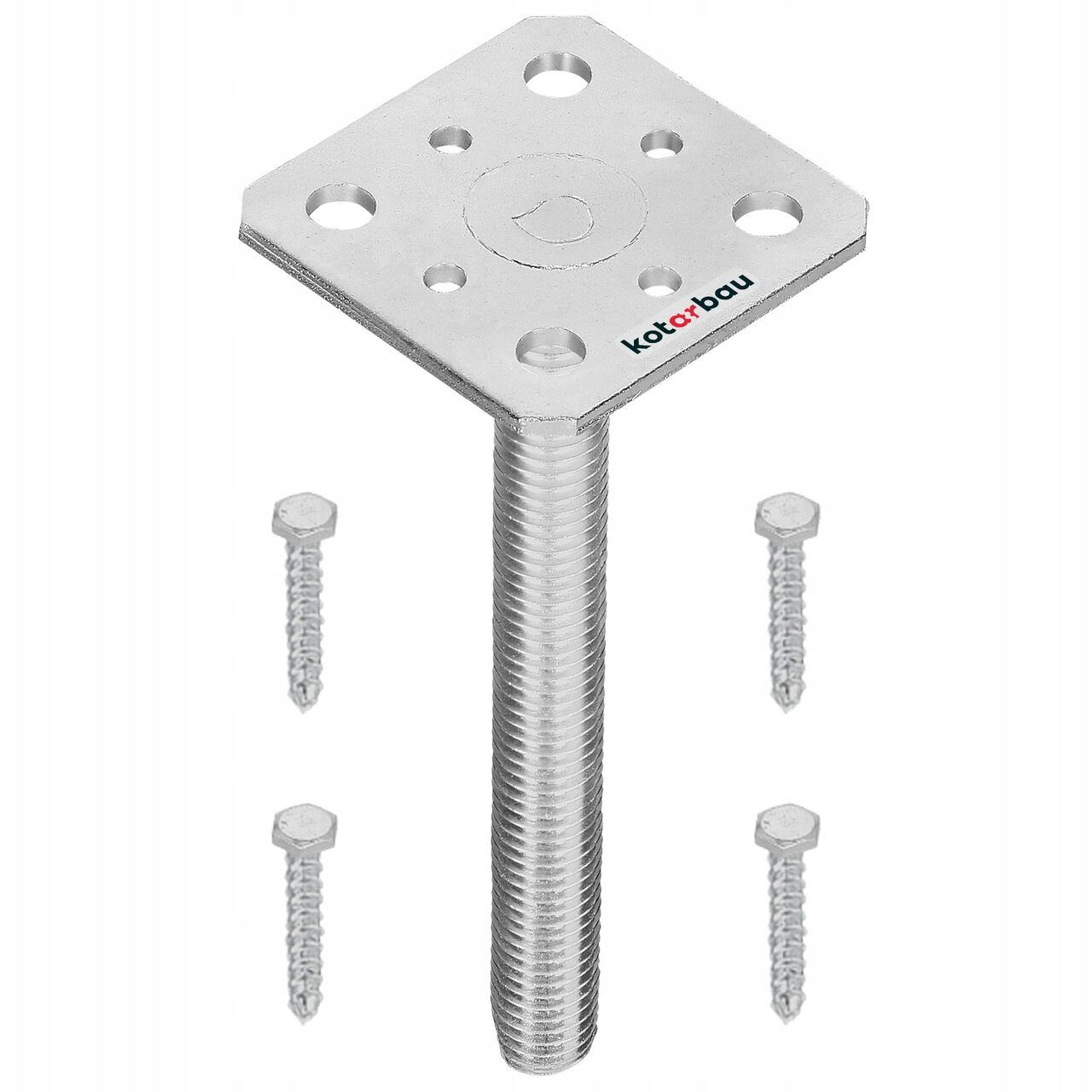 Základňa stĺpa psr-s pozinkovaná 80x80 mm