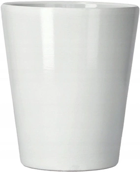 Keramický kvetináč 12 cm biely