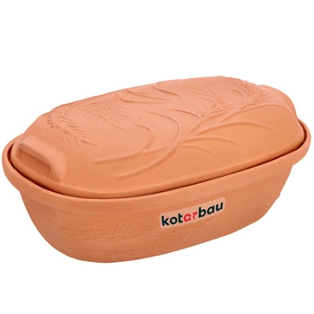 Rímsky hrniec oválna hlinená forma 4,5l