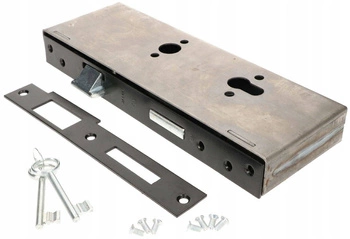 Zadlabávací zámok ľavý 90x63 s kazetou na kľúč