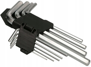 Imbusové kľúče dlhé skrutkovače 1,5-10 cr.v - 9 ks.