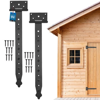 Záves altánku konštrukcia čierny 400 mm sada 2 ks.