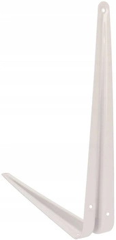 Konzola na podperu police 40x35 biela