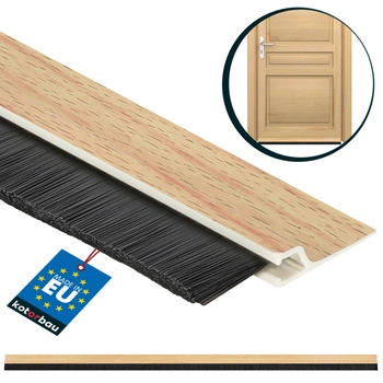 Tesniaca lišta na dvere s tesnením dub 1 m
