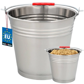Vedro z nehrdzavejúcej ocele 10 l