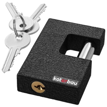 Visiaci zámok s kľúčom 80 mm