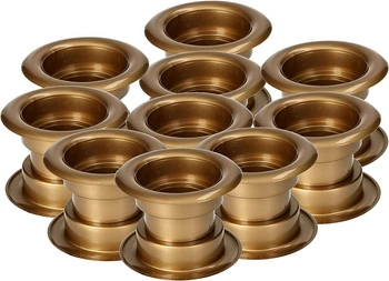 Manžeta pre dvere ventilačná trubica - 10 ks - Farba staré zlato