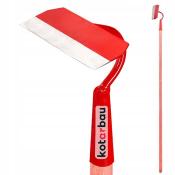 Záhradná obdĺžniková motyčka červená 185