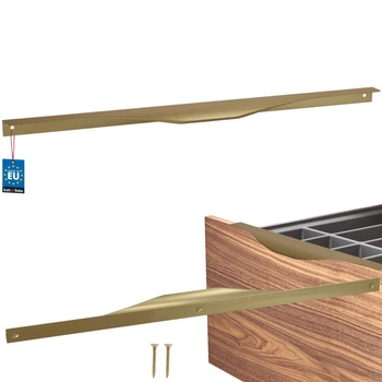 Úchyt nábytkový hliníkový zlatý mat 416/436 mm