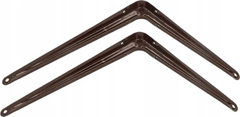 Konzola na podperu police 30x25 cm - 2 ks.