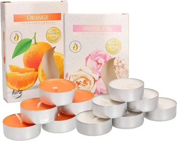 Sada ohrievačov sviečok s vonnými náplňami - 12 ks