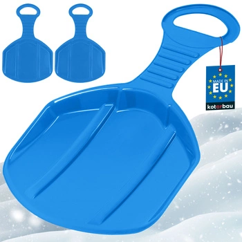 Jablíčko šmykľavka na sánkovanie po snehu modré sada 2 ks.