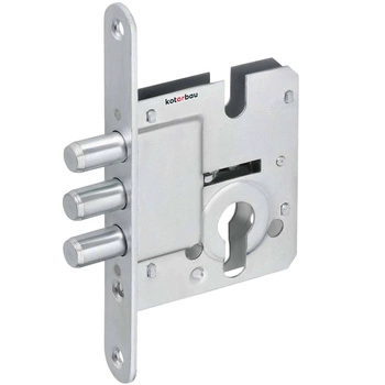 Zadlabávací zámok pre dvere s cylindrickou vložkou so závorami zw/50 160 mm