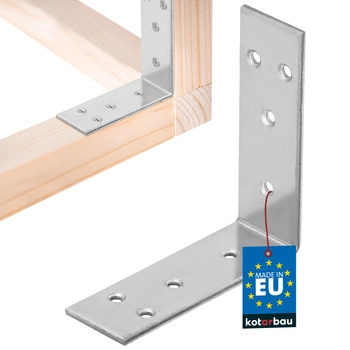 Tesársky uholník nerezový pozinkovaný 60x60x20 mm