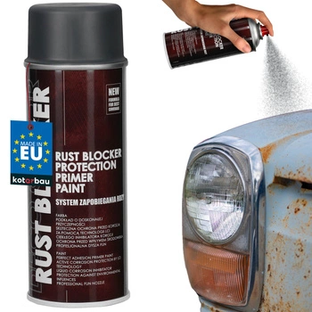 Ochranný lak v spreji antikorózny na kov sivý ral 7011 400 ml