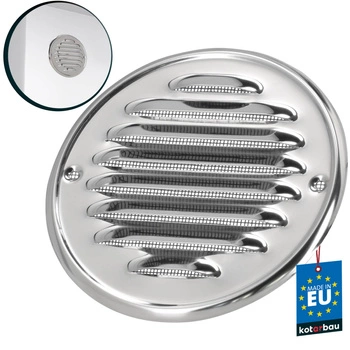 Vetracia mriežka nerezová oceľ kruhová sieťka strieborná fi 100 mm