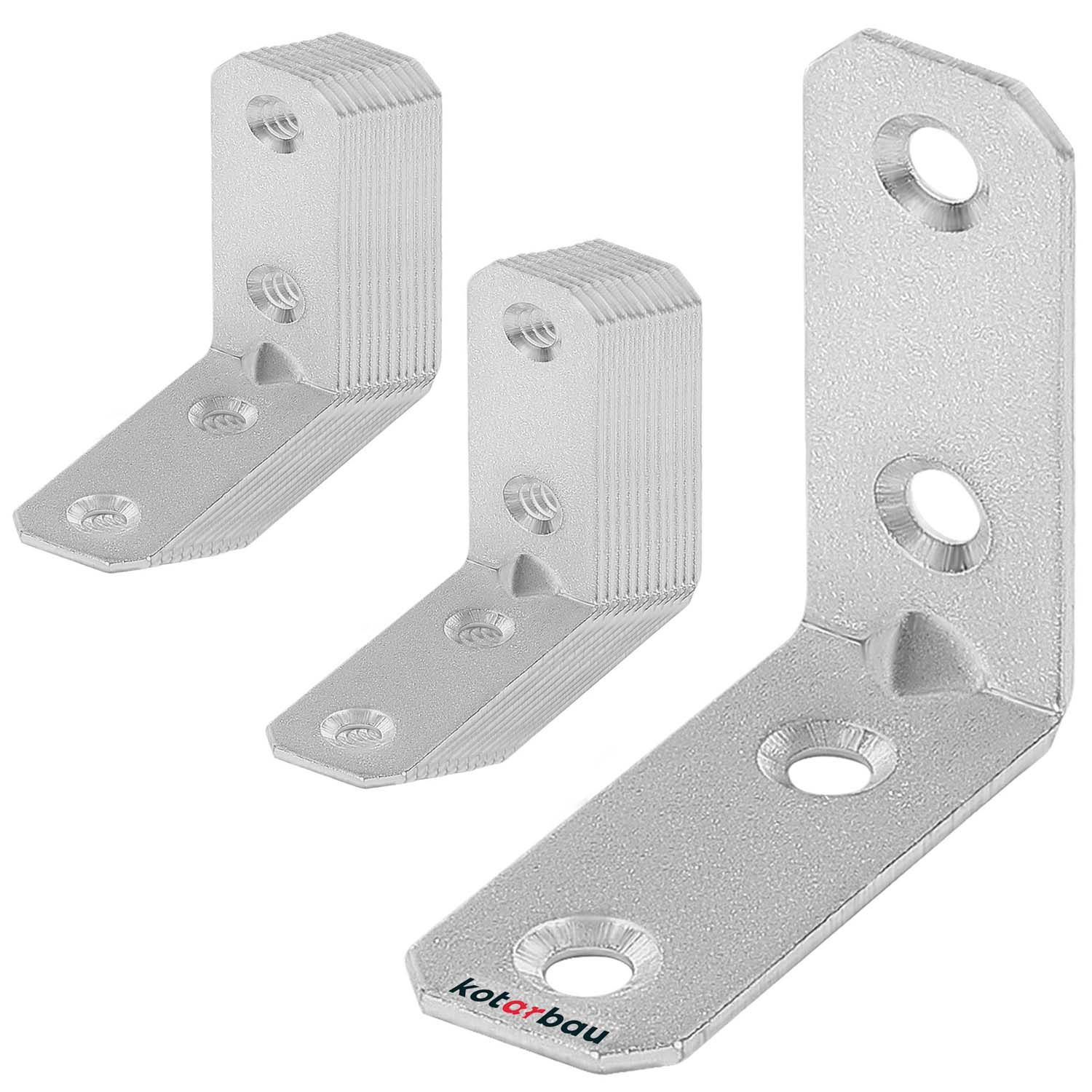 Uholník s prelisom 40x40x16 - 25 ks.