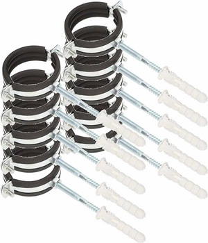 Rúrková svorka 2" rukoväť gumové tesnenie - 10 ks.