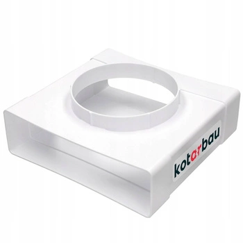 Spojka 204x60 plochý kanál fi 125 mm