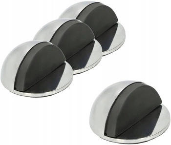 Samolepiaci doraz pre dvere 45 mm 4 ks - Farba chróm