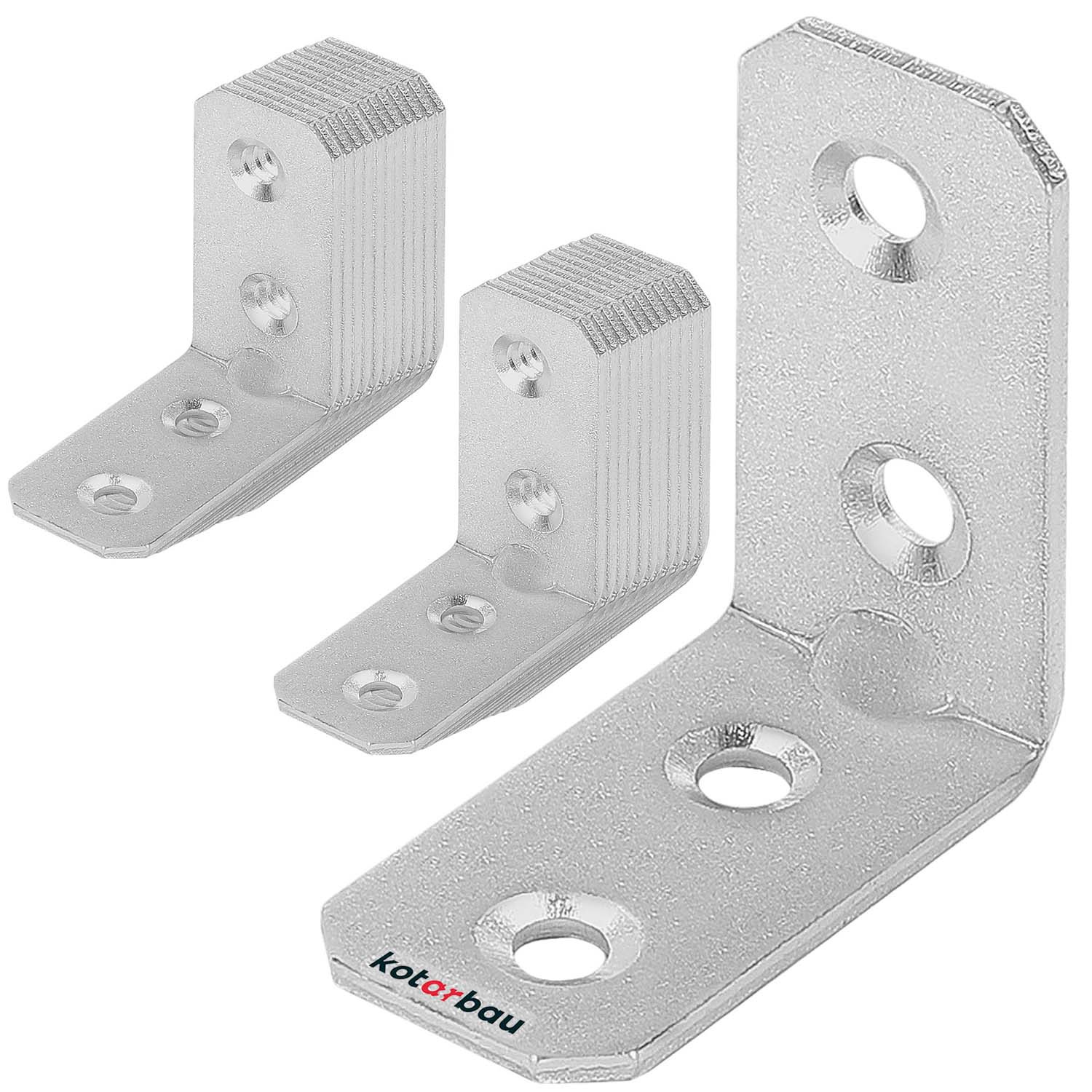 Uholník s prelisom 40x40x20 - 25 ks.