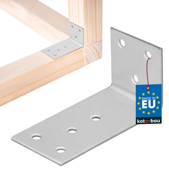 Tesársky uholník nerezový pozinkovaný 40x80x40 mm