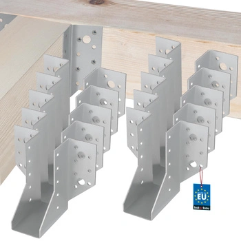 Vešiak na drevené trámy tesárske krokvové 45x108 mm sada 10 ks.