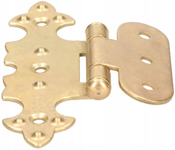 Dekoratívne nábytkové závesy asymetrické pre retro nábytok zlatá mosadz