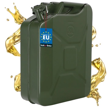 Kovový kanister na palivo benzín voda 20 l