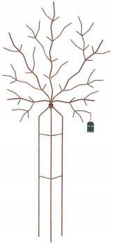 Záhradná figúrka hrdzavá kovová dekorácia snehová guľa 162