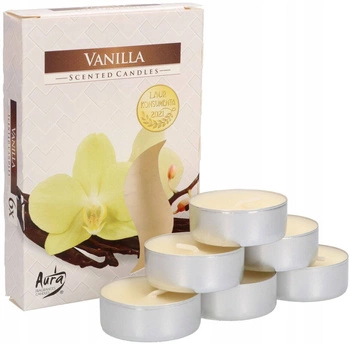 Sada ohrievačov sviečok s vôňou vanilky - 6 ks
