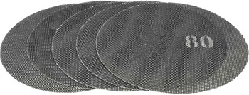 Brúsny kotúč tvrdý 5x sieťový kotúč na suchý zips sadra 80