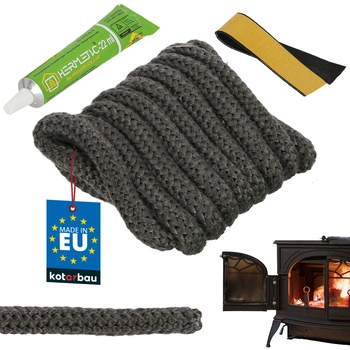 Priadza na utesnenie krbu a pece + lepidlo 12 mm 2,5 m